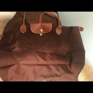 Large Brown Long Champ Bag